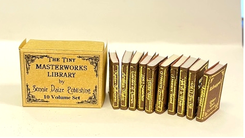 Ten Volume Set by Robert Lewis Stevens, Tiny Masterworks Library